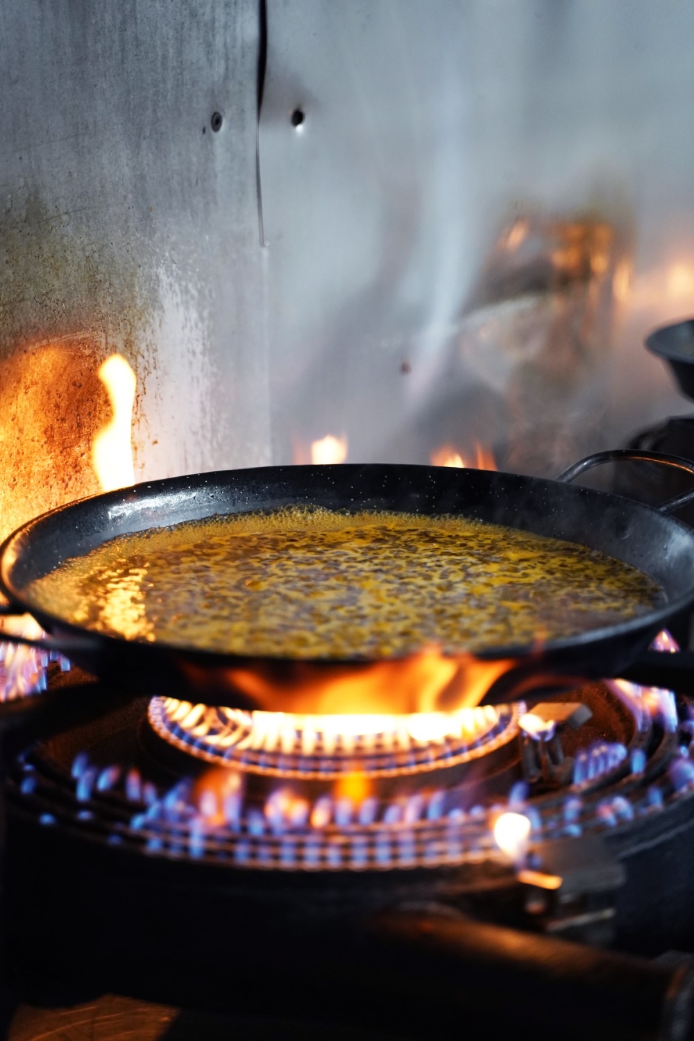 Paella de cerca