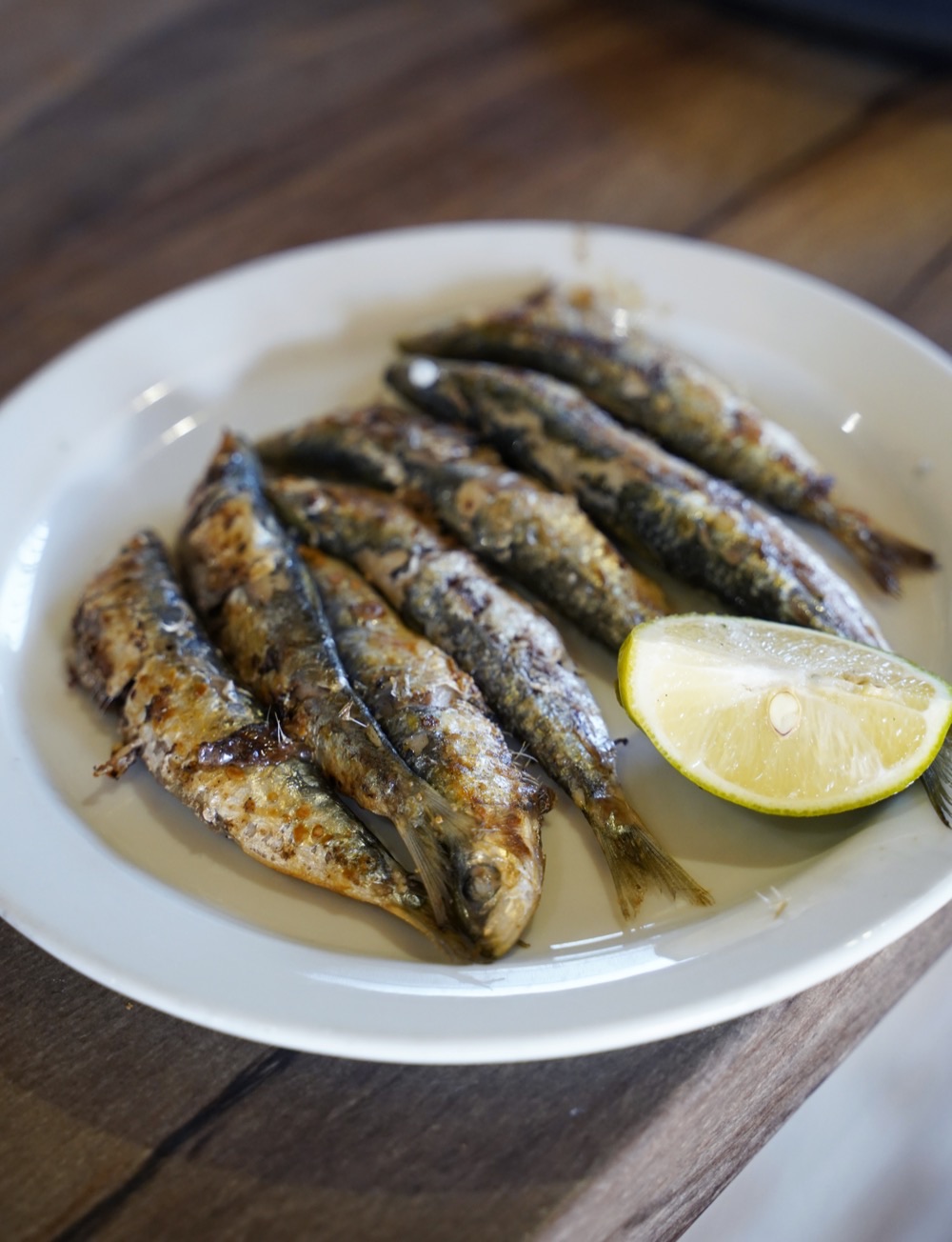 Sardinas a la plancha